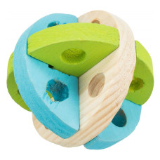 Bola Em Madeira P/ Snacks Roedores Bola Em Madeira P/ Snacks Roedores